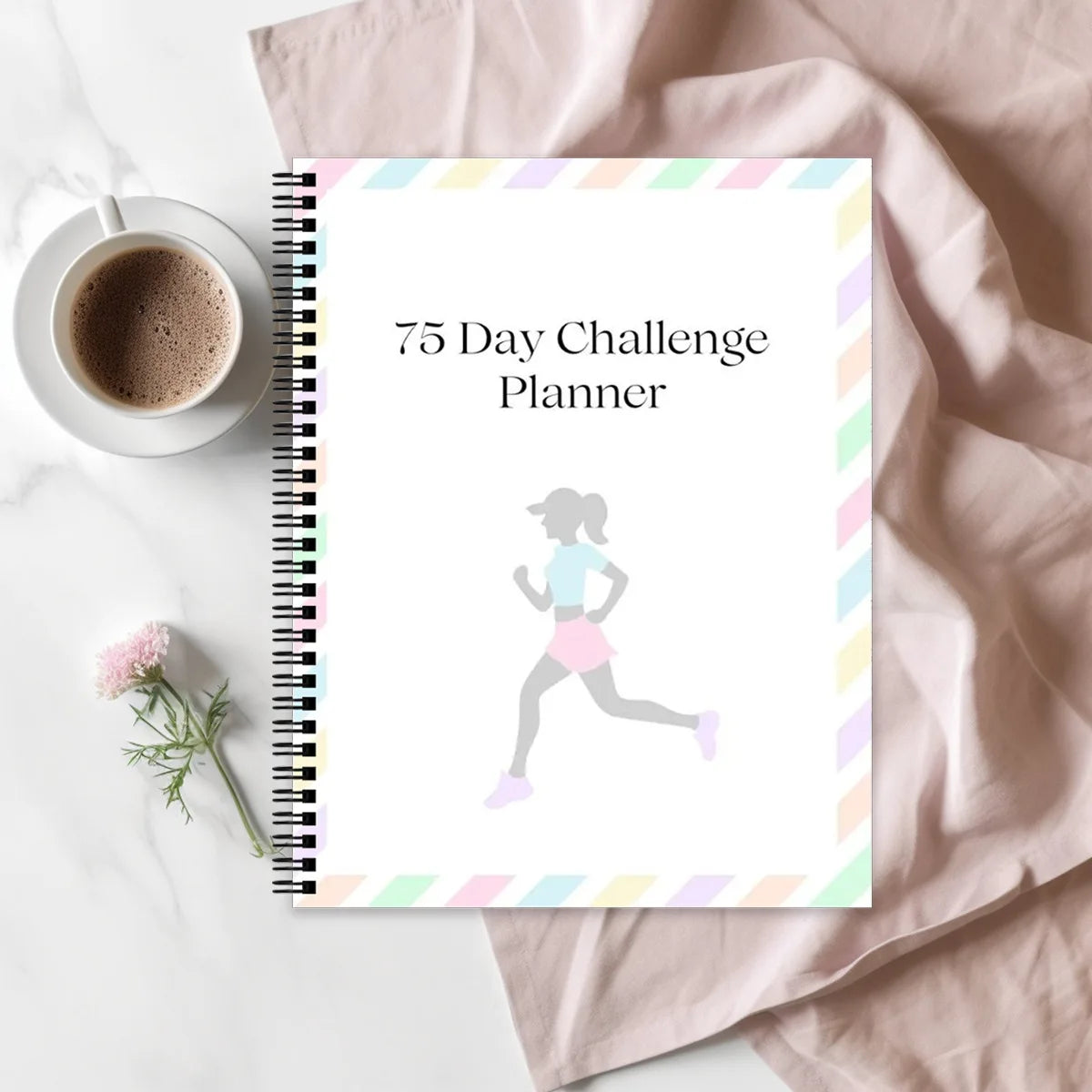 75-Day Goal Planner & Habit Tracker Journal