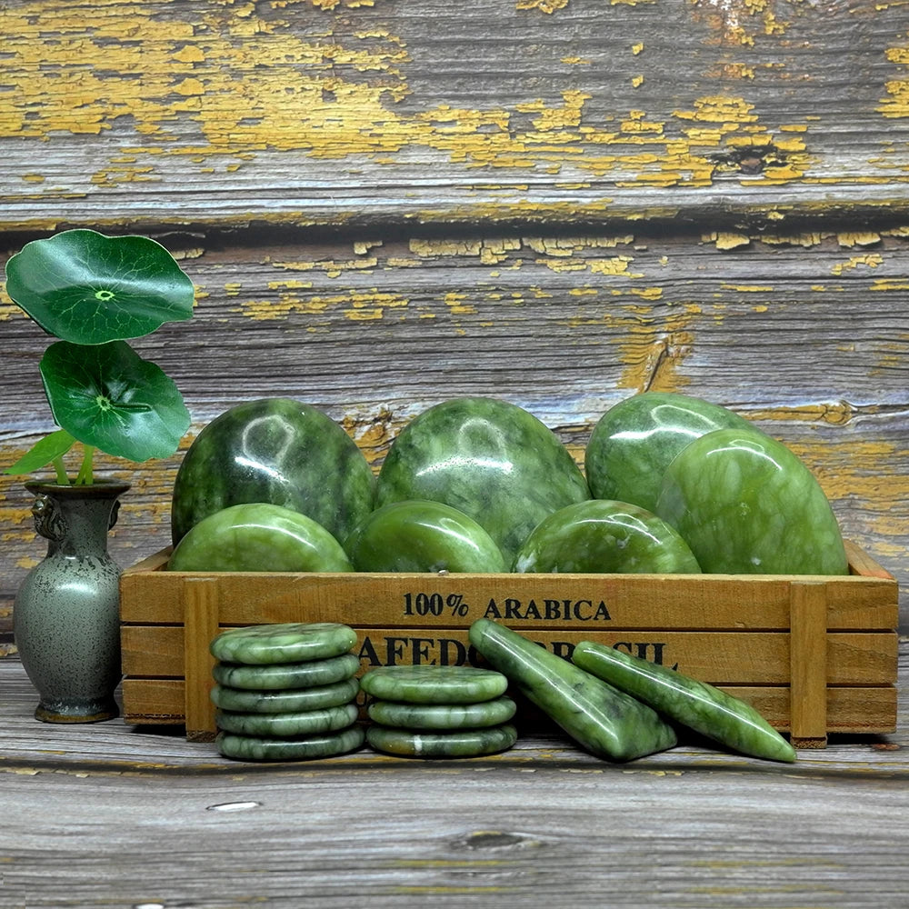 Jade Hot Stone Massage & Therapy Set