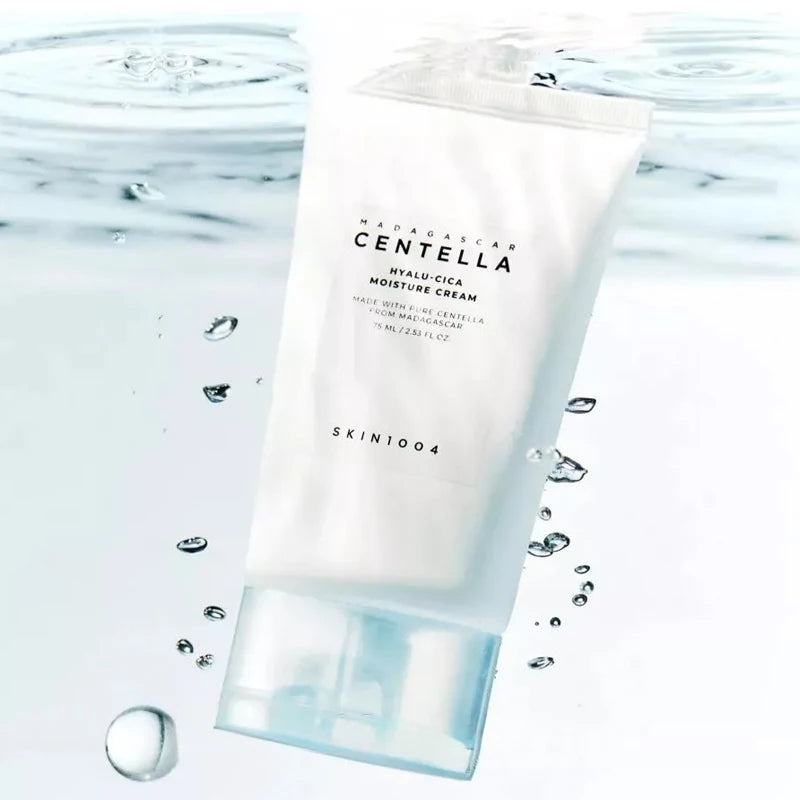 Korean Centella Hyalu-Cica Skincare Duo: Moisturizing Cream & Sun Serum